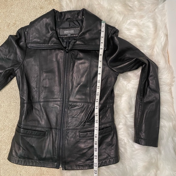 KENNETH COLE Leather Jacket size S - Picture 9 of 12